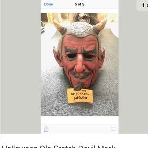 Halloween ole scratch devil mask
